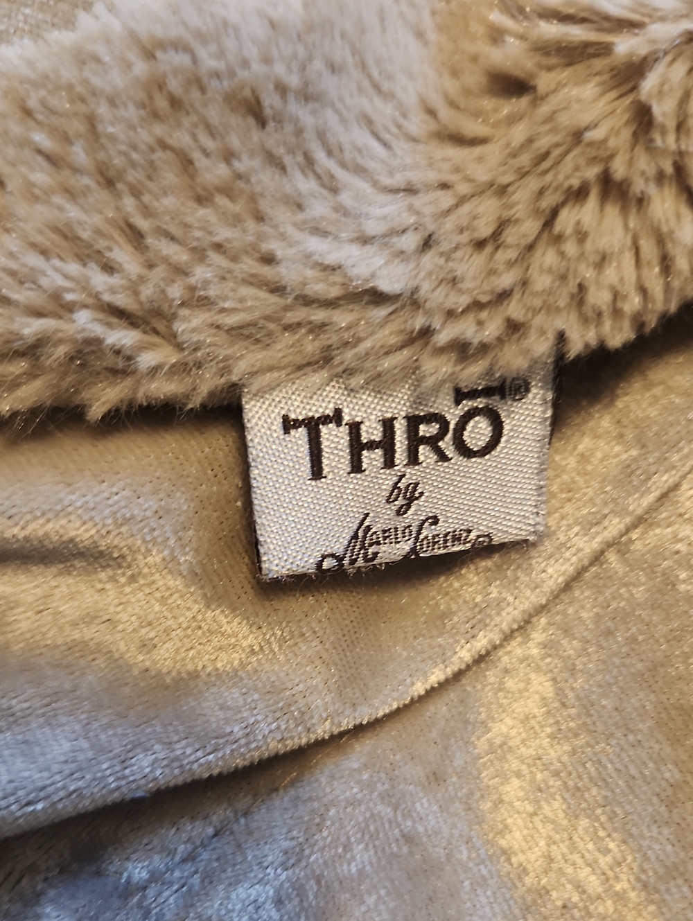 Thro By Marlo Lorenz  Faux Fur Throw Blanket